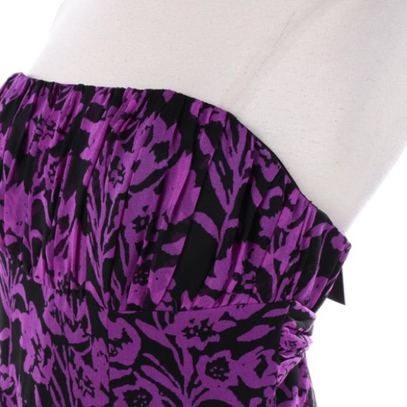 Nanette Lepore 100% silk strapless dress, size 6 - Picture 3 of 7